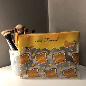 Clear Too Faced Makeup Bag